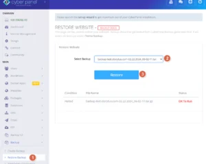 cyberpenal 복구화면
