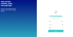 사이버 패널 로그인 화면