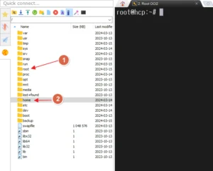 인스턴스(vps) 폴더 위치설명