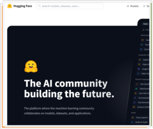 허깅페이스 홈페이지