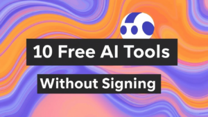 로그인 없이 무료사용 ai