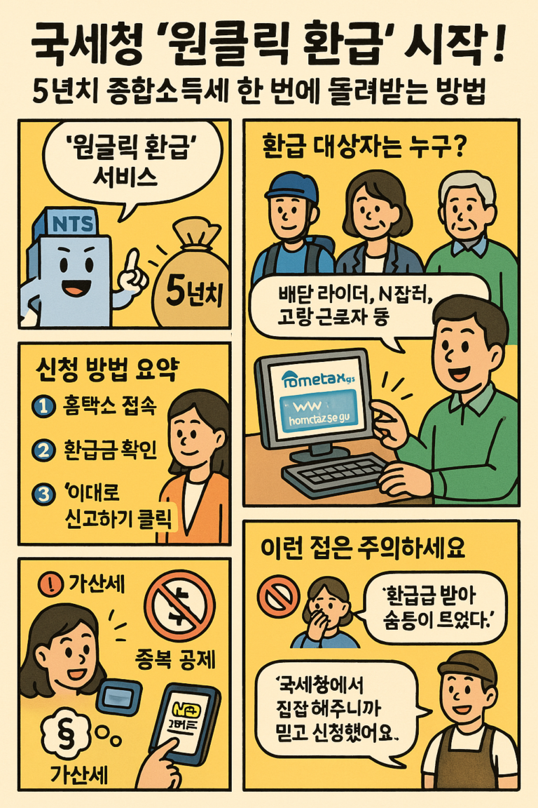 국세청 원클릭 환급서비스 썸네일