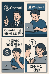 오픈ai가 코딩 ai 윈드서프 인수