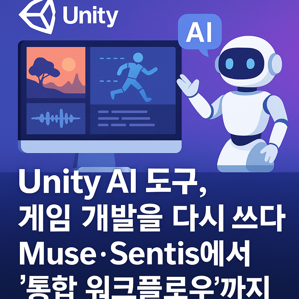 유니티 ai 도구 통합, 기획부터 전반적인 워크 플로우 통합 