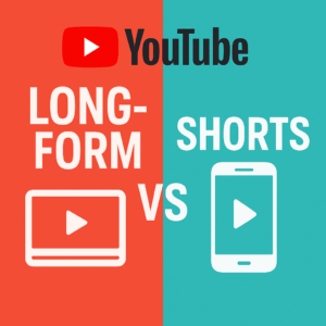 유튜브 롱폼과 쵸스의 차이