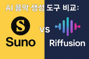 🎧 AI 음악 생성 도구 비교: Suno vs Riffusion