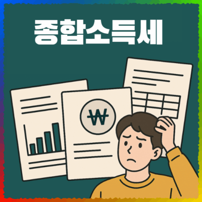 종합소득세 헷랄리는 용어들