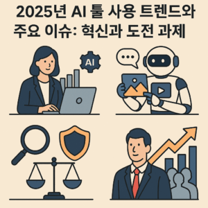 2025년 AI 툴 사용 트렌드와 주요 이슈: 혁신과 도전 과제