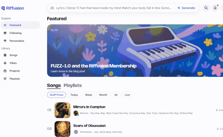 Riffusion 리퓨전 상용화 소식