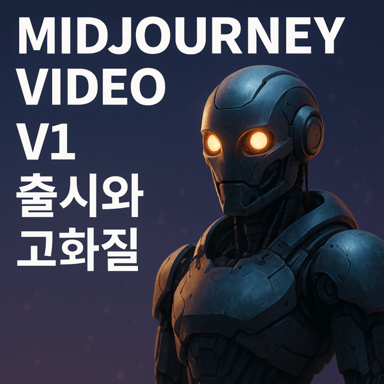 미드저니 비디오생성 기능 출시