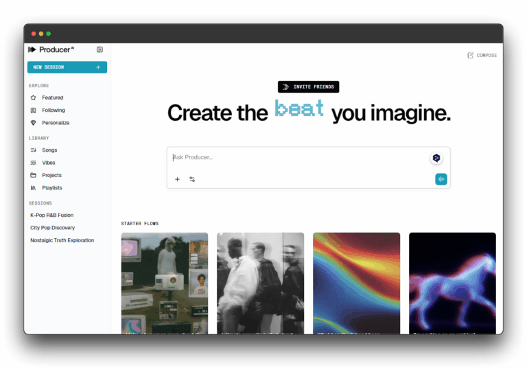 리뷰전 엡데이트 프로듀서ai로 리브렌딩